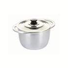 Caldeirão Alumínio Fundido Polido Alça Inteiriça Carola 20cm