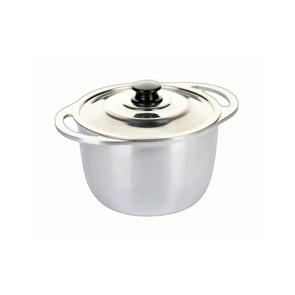 Caldeirão Alumínio Fundido Polido Alça Inteiriça Carola 20cm