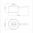 Caldeirão Com Cabo Solar 12x19x33