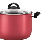 Caldeirão Com Tampa  Ø 20 X 14 5 Cm 4 2 L Cereja Brinox