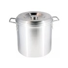 Caldeirão De Alumínio Polido Com Aba Hotel Restaurante 12l