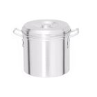 Caldeirão De Alumínio Polido Com Aba Hotel Restaurante 45l