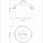 Caldeirão Fundo Solar 19x23x23