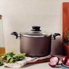 Caldeirão Paris Antiaderente 22 Cm 5 7 L Chumbo Tramontina