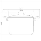 Caldeirão Paris Antiaderente 9 6 L Vermelho Tramontina