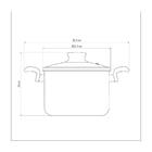 Caldeirão Paris Com Tampa De Vidro 4 2 L Vermelho Tramontina