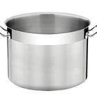 Caldeirao Professional Em Aco Inox Com Fundo Triplo Sem Tampa