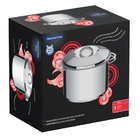 Caldeirao Solar Em Aco Inox Fundo Triplo Com Tampa E Alcas 20