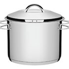 Caldeirao Solar Em Aco Inox Fundo Triplo Com Tampa E Alcas 24