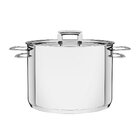 Caldeirão Tramontina Brava Aço Inox Fundo Triplo Tampa Plana