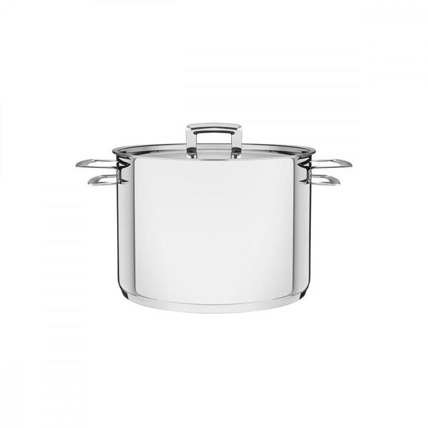 Caldeirão Tramontina Em Aço Inox Fundo Triplo Com Tampa Plana