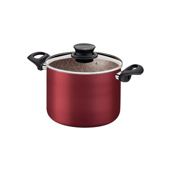 Caldeirão Tramontina Paris Antiaderente Starflon Max Vermelho