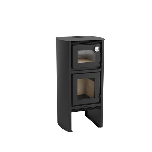 Calefator Aço Carbono de Dupla Combustão com Forno Lyon 1,08mx68x63cm Metávila