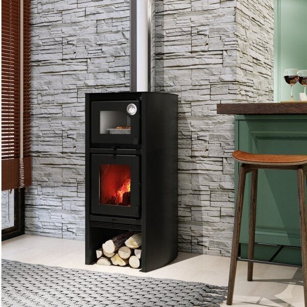 Calefator Lyon Dupla Combustão Com Forno 1290gf Metávila Graf