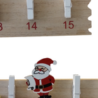 Calendário Árvore De Natal Pregador De Madeira 37x60cm