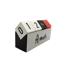 Calendário De Madeira Decorativo Personalizado Amor Amarelo