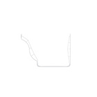 Calha Aquapluv Style PVC Branco 300cm Tigre