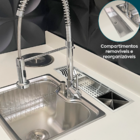 Calha Canal Organizador 60cm Escorredor De Louças Gourmet Emb