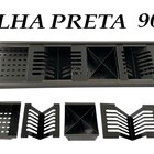 Calha Canal Organizador Escorredor Embutir Úmida 90cm Preta