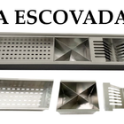 Calha Canal Organizador Escorredor Embutir Úmida Inox 120cm