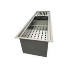 Calha Canal Organizador Escorredor Embutir Úmida Inox 60cm
