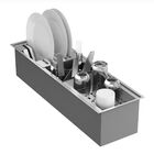 Calha Canal Organizador Escorredor Gourmet Inox 78cm Goldenx