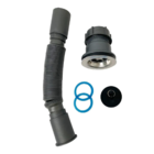 Calha Escorredor Úmida Inox 90cm Acessórios Preta Cozinha