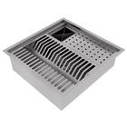 Calha Gourmet Escorredor Inox Tamanho 40x40 Cm Ecosul