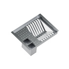 Calha Inox 46cm Para Pratos Copos Talheres - LudRio