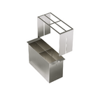 Calha Inox 70cm Para Pratos Talheres Copos - LudRio