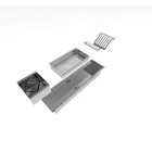 Calha Inox Para Pia Úmida Gourmet