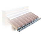 Calha Moldura Galvanizada 3M Corte 28cm Calha Forte