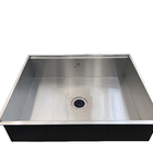 Calha Quadrada Canal Organizador Embutir Úmida Inox 50x40cm