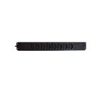 Calha Regua P Rack C 8 Tomadas 10a 19 Preto Max Eletron