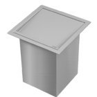 Calha Úmida 110cm + Lixeira 4l De Embutir