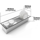 Calha Úmida Embutida Sobreposta Pia de Cozinha em Inox Escorr