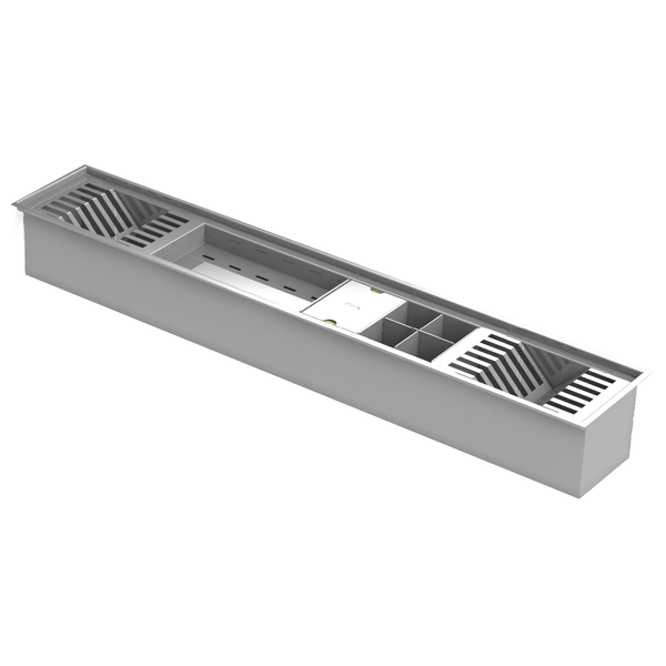 Calha Úmida Escorredor De Louças Em Inox Cozix - 90cm