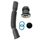 Calha Úmida Escorredor Louça Para Pia 60cm Com Ácessoórios