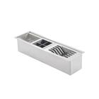 Calha Úmida Organizador Escorredor Inox Embutido Griff Inox