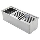 Calha Úmida Sobrepor Tramontina Inox 60x18 C/ Acessórios