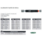 Calibrador De Rosca Tampão Passa E Não Passa M Insize - M 24