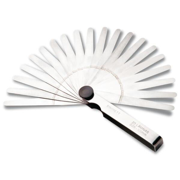 Calibre De Folga 0,05 A 1mm 20 Lâminas 66ma Starrett