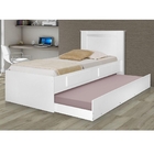 Cama 2 Gavetas E Auxiliar Branca