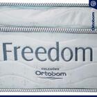 Cama + Cabeceira Genebra Bouclé Com Colchão De Molas Ensacada