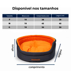 Cama   para Cachorro e Gato G em Tecido Fábrica Pet