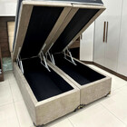 Cama  Baú Bipartido Queen 1 58 X 1 98 Com 4 Articulações Blin