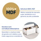 Cama  Infantil/juvenil 3 Gavetas Mdf Branco