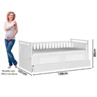 Cama  Solteiro Bibox Lipe Peroba