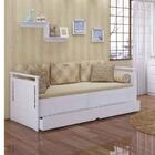 Cama  Solteiro Bibox Lipe Peroba