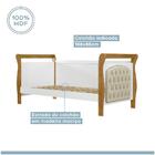 Cama Allegra Capitonê Auxiliar Tigus Suede Cru Branco Ypê